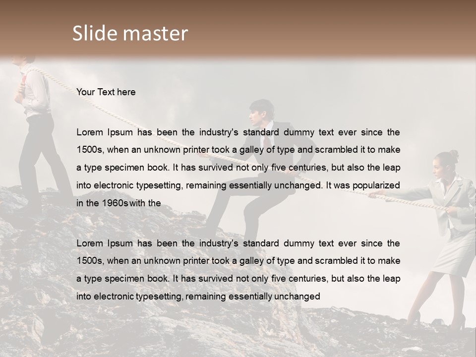 Older Sunset Sad PowerPoint Template