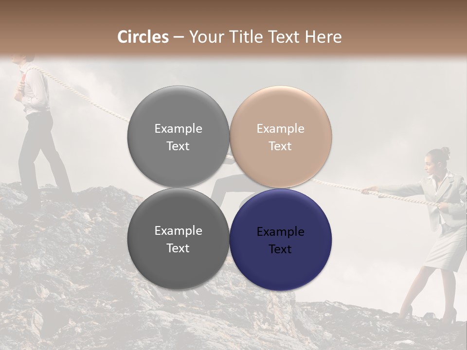 Older Sunset Sad PowerPoint Template