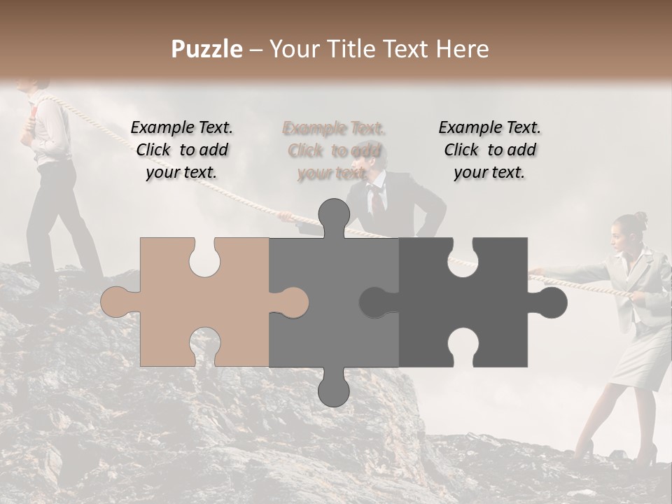 Older Sunset Sad PowerPoint Template