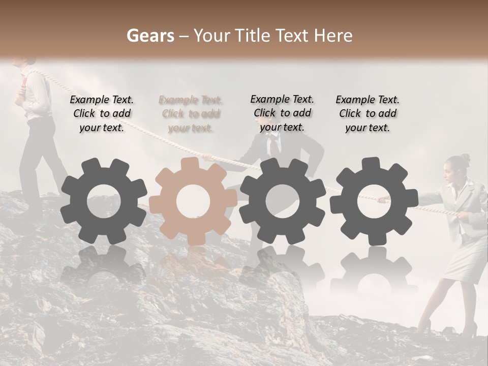 Older Sunset Sad PowerPoint Template