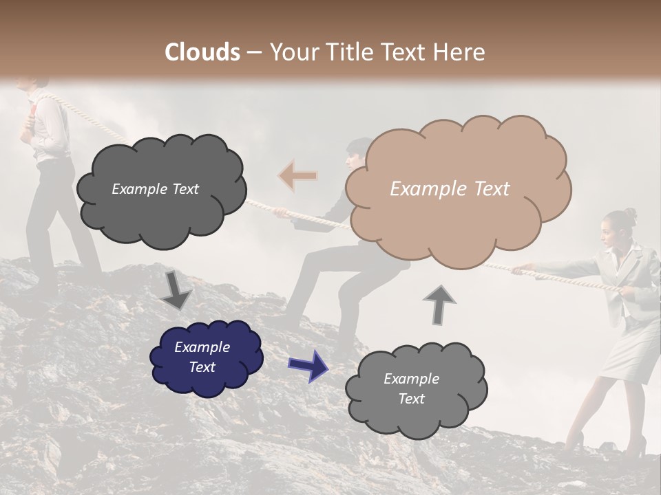 Older Sunset Sad PowerPoint Template