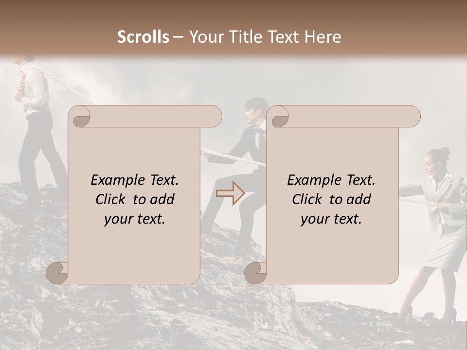 Older Sunset Sad PowerPoint Template