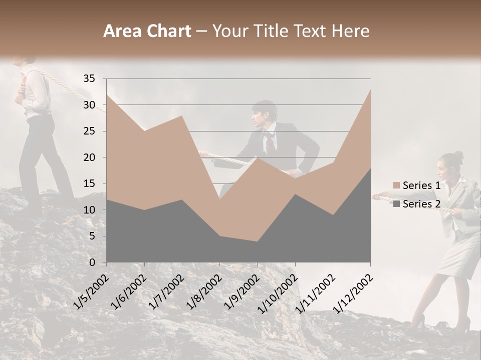 Older Sunset Sad PowerPoint Template