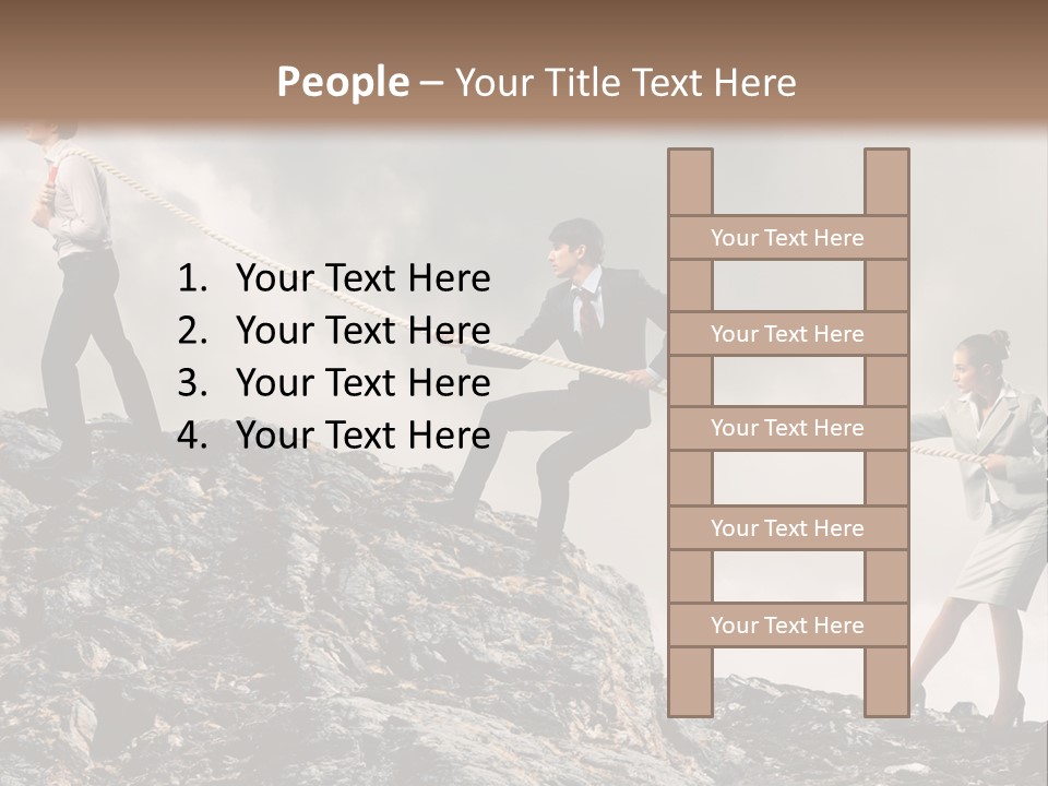 Older Sunset Sad PowerPoint Template
