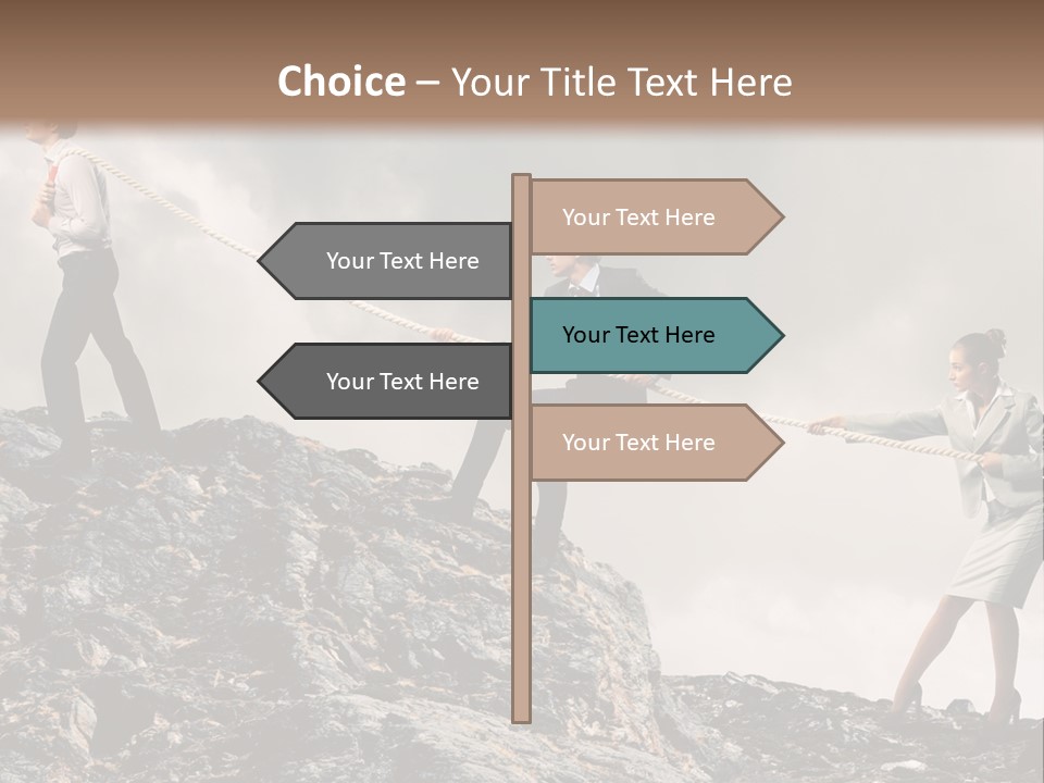 Older Sunset Sad PowerPoint Template