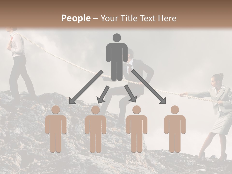 Older Sunset Sad PowerPoint Template