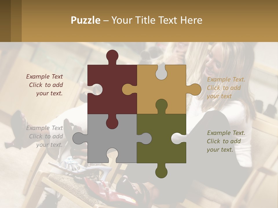 Sunrise Standing Older PowerPoint Template