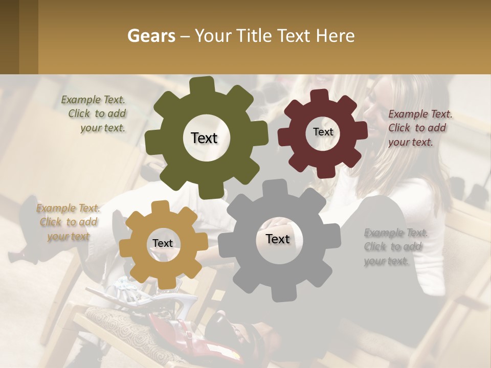 Sunrise Standing Older PowerPoint Template