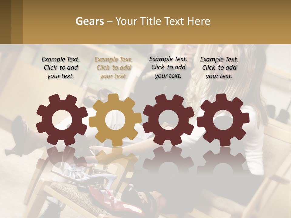 Sunrise Standing Older PowerPoint Template