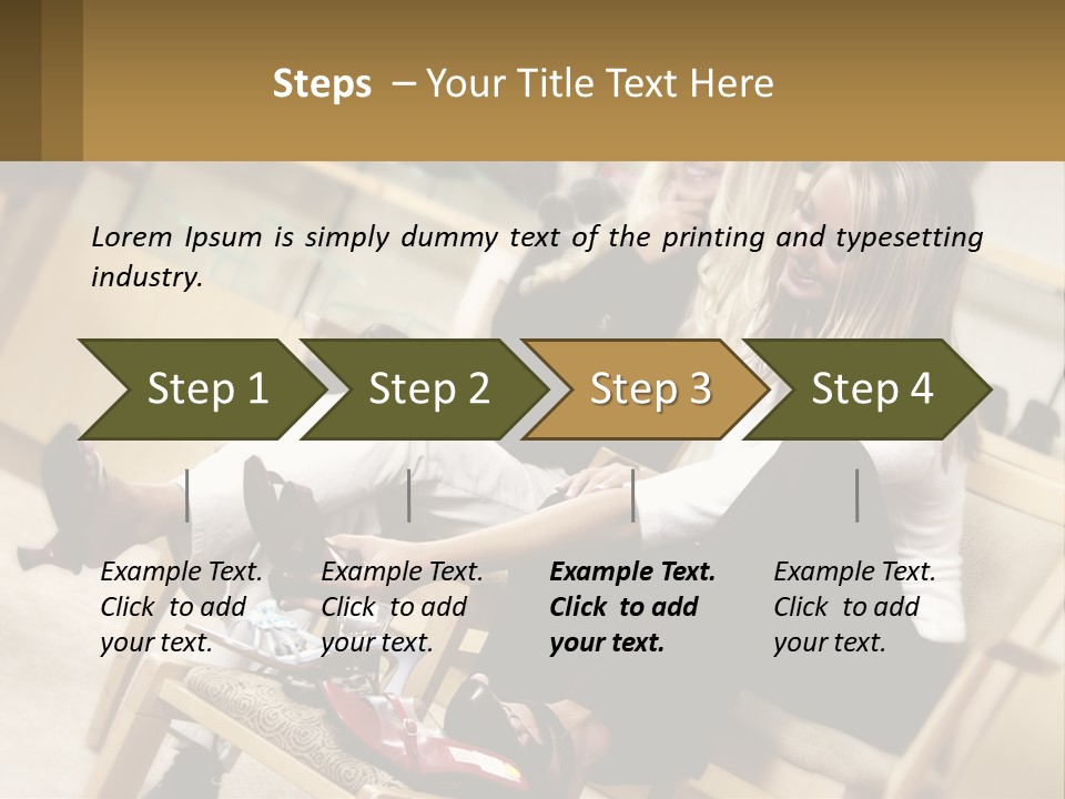 Sunrise Standing Older PowerPoint Template
