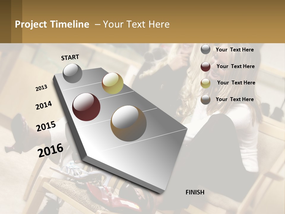 Sunrise Standing Older PowerPoint Template