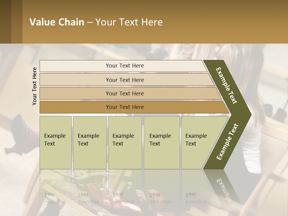 Sunrise Standing Older PowerPoint Template