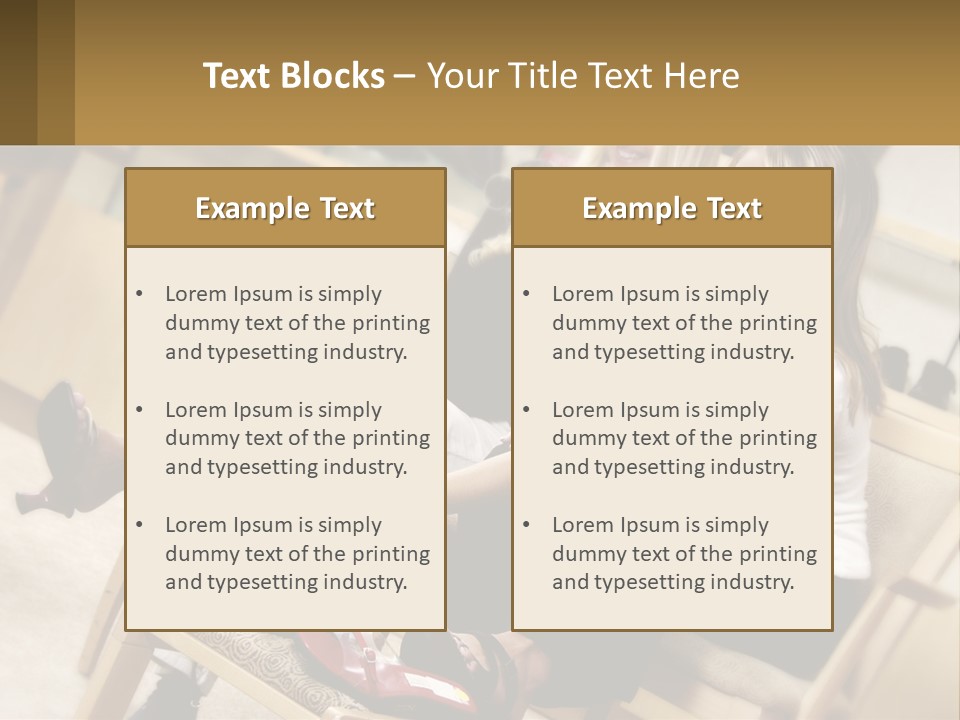 Sunrise Standing Older PowerPoint Template