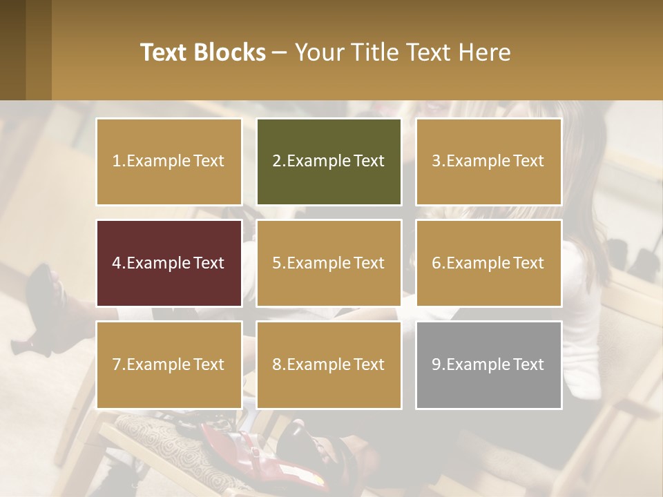Sunrise Standing Older PowerPoint Template