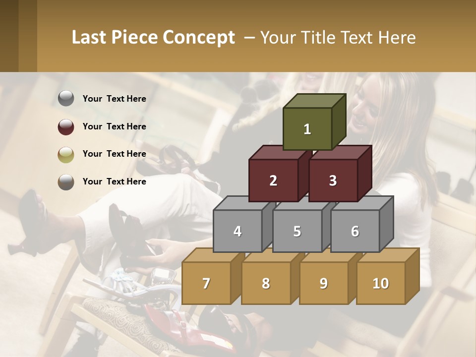 Sunrise Standing Older PowerPoint Template