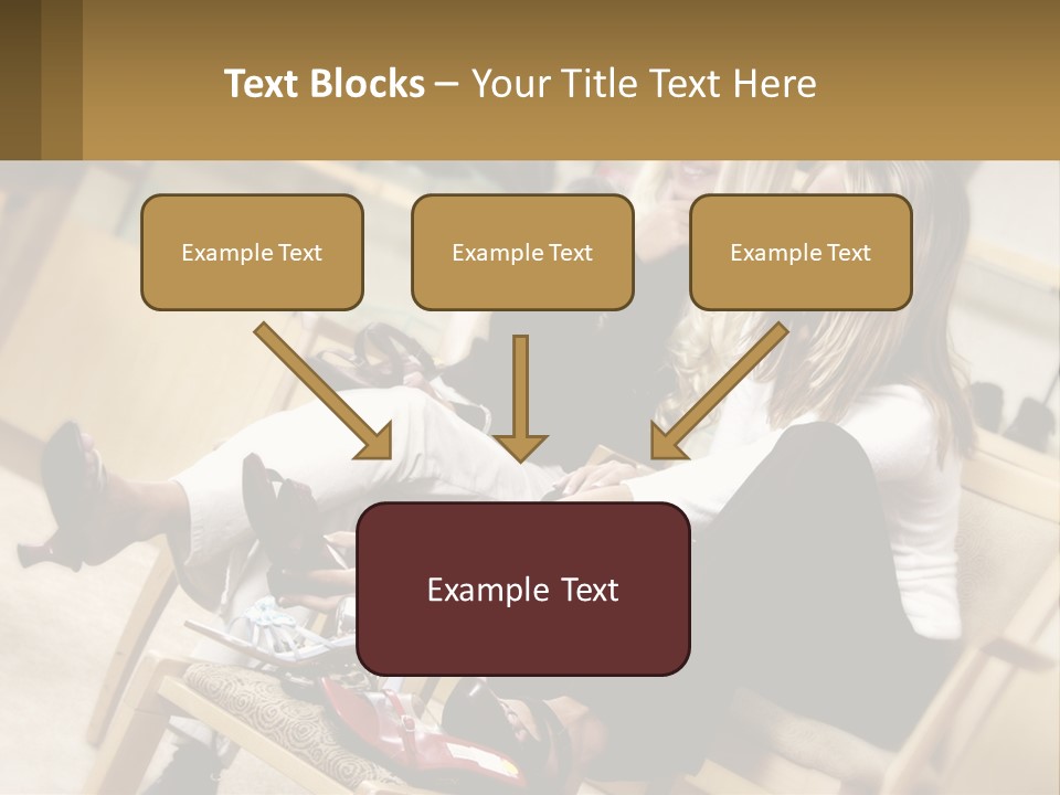 Sunrise Standing Older PowerPoint Template