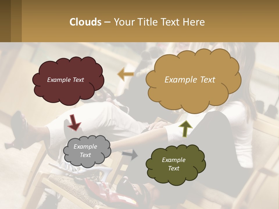 Sunrise Standing Older PowerPoint Template