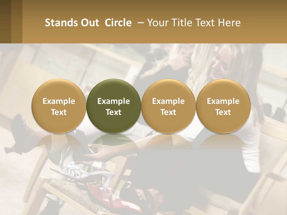 Sunrise Standing Older PowerPoint Template