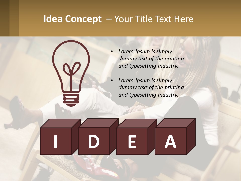 Sunrise Standing Older PowerPoint Template