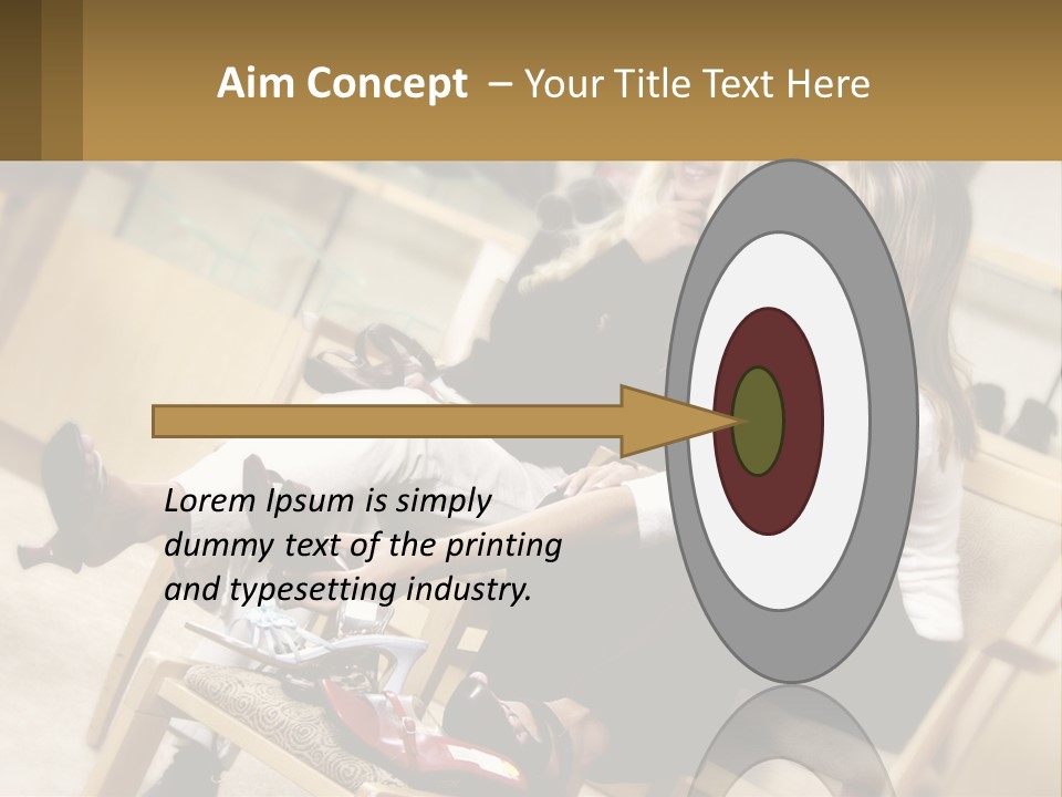 Sunrise Standing Older PowerPoint Template