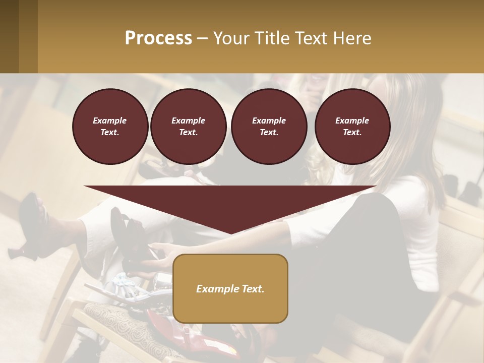 Sunrise Standing Older PowerPoint Template