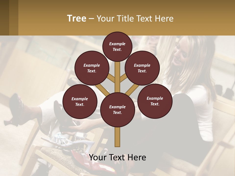 Sunrise Standing Older PowerPoint Template