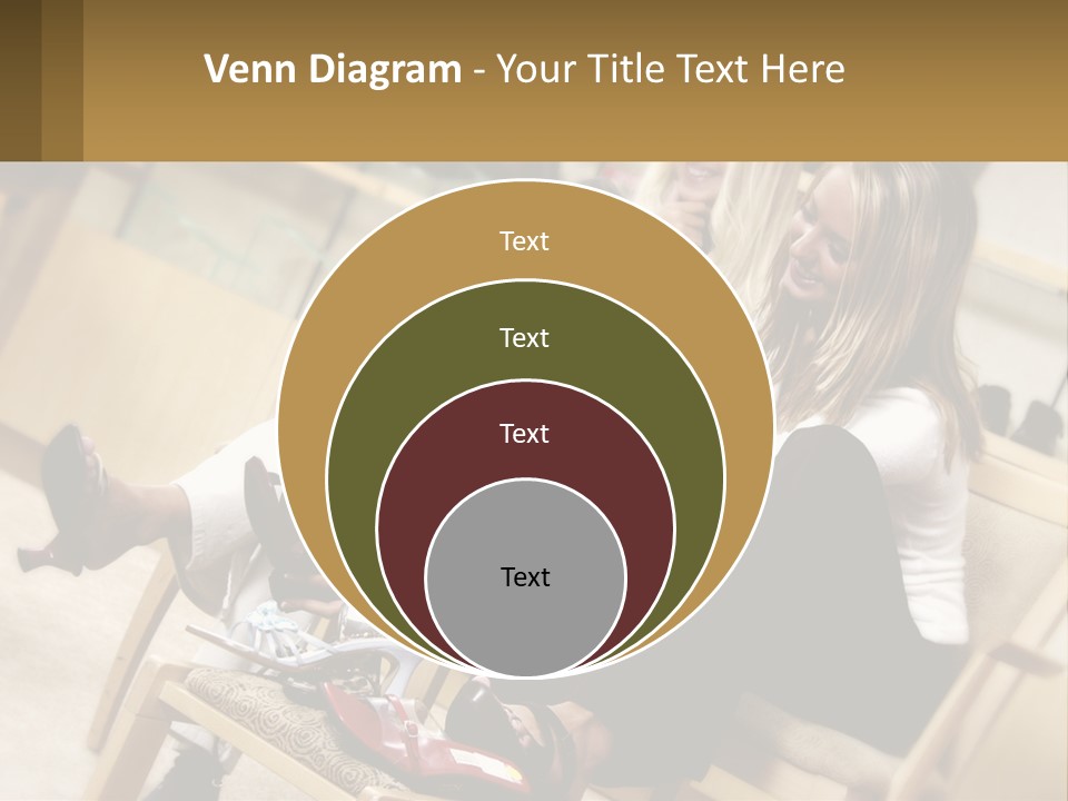 Sunrise Standing Older PowerPoint Template