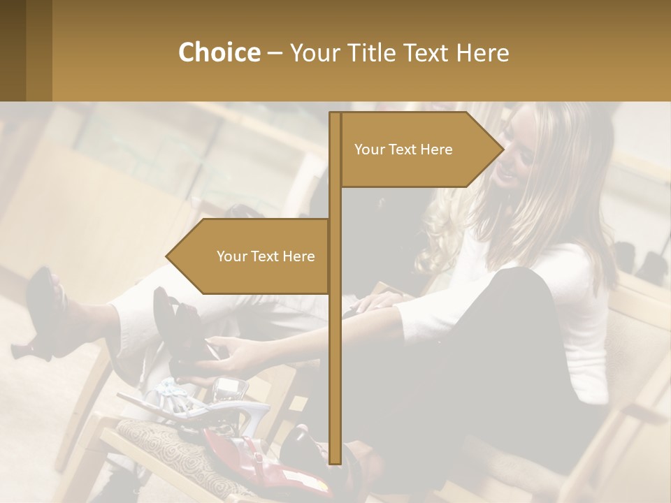 Sunrise Standing Older PowerPoint Template