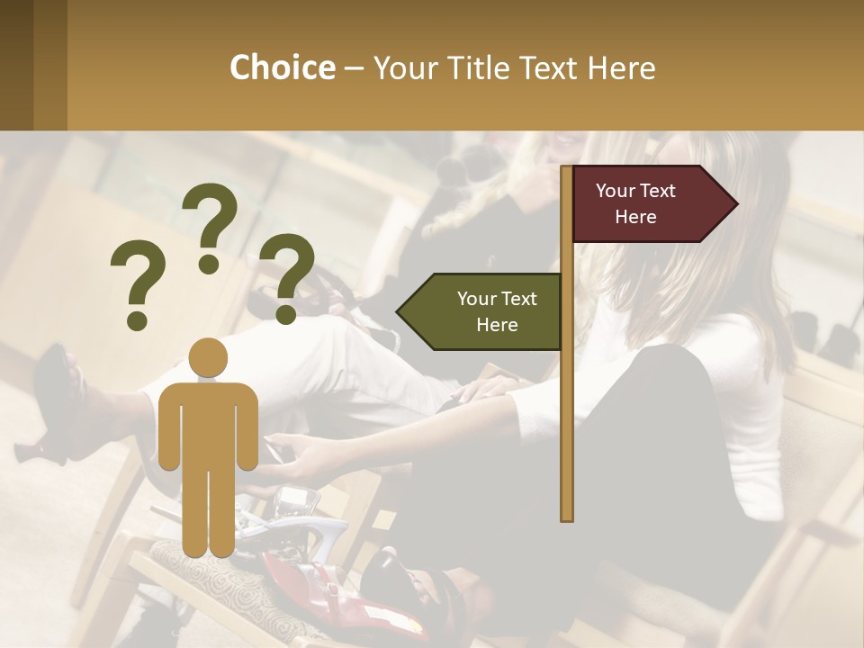 Sunrise Standing Older PowerPoint Template