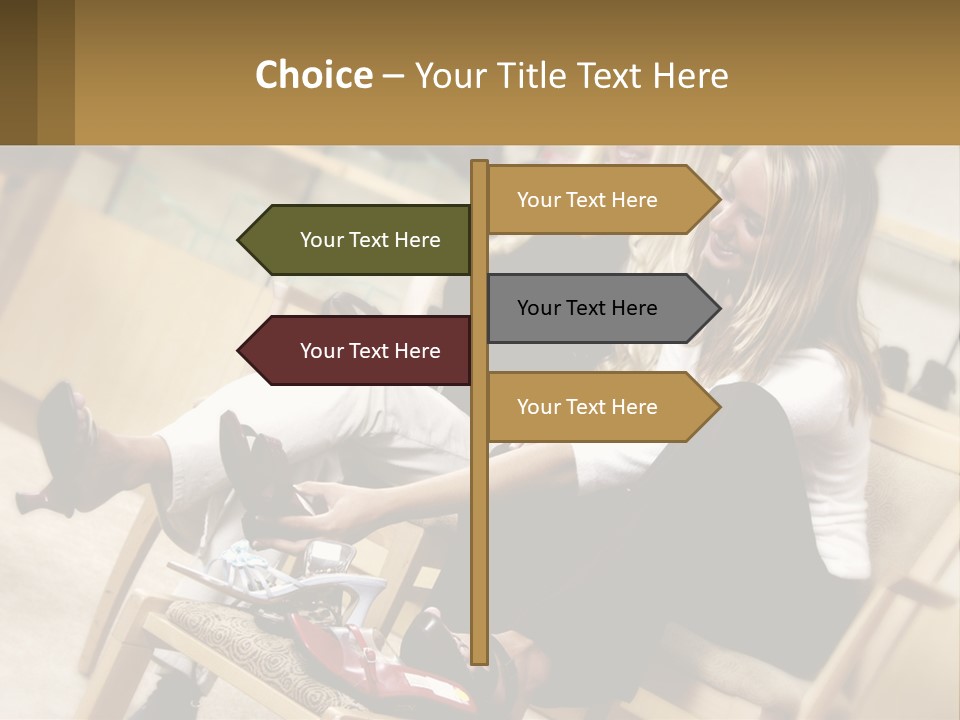 Sunrise Standing Older PowerPoint Template