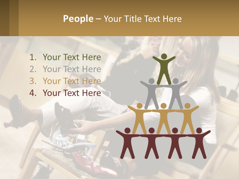 Sunrise Standing Older PowerPoint Template