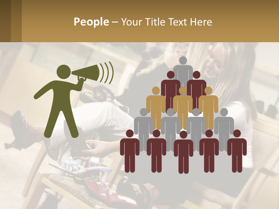 Sunrise Standing Older PowerPoint Template