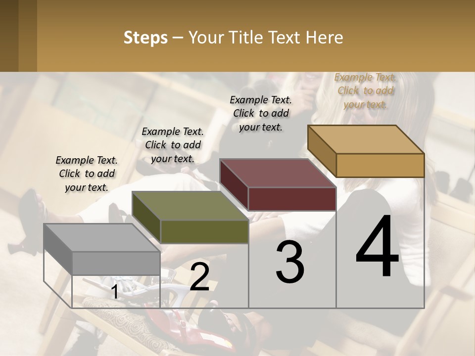 Sunrise Standing Older PowerPoint Template