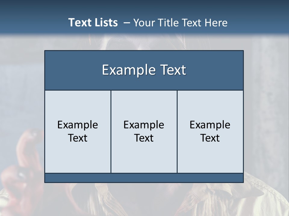 Standing Retired Woman PowerPoint Template