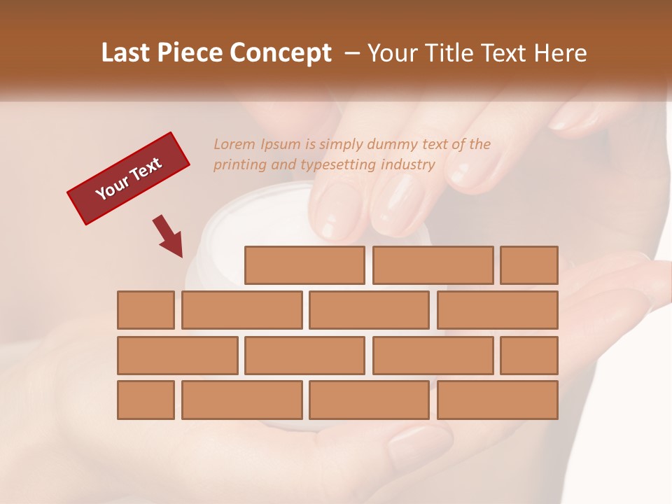 Portrait Elderly Peaceful PowerPoint Template