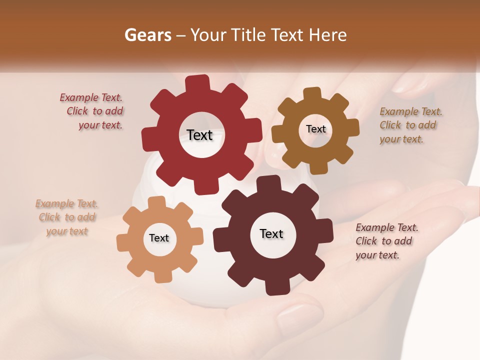 Portrait Elderly Peaceful PowerPoint Template