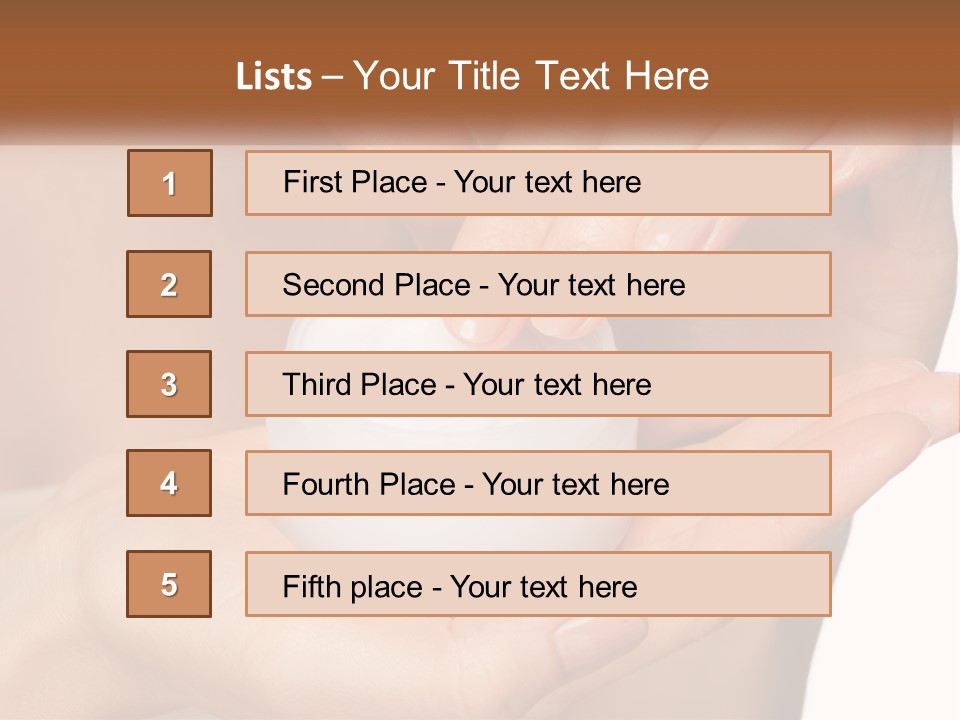 Portrait Elderly Peaceful PowerPoint Template