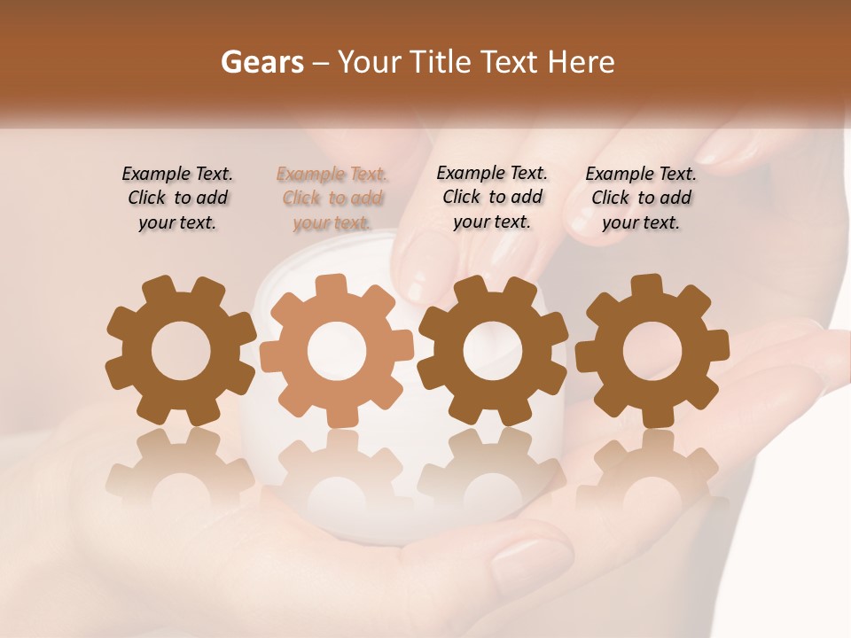 Portrait Elderly Peaceful PowerPoint Template