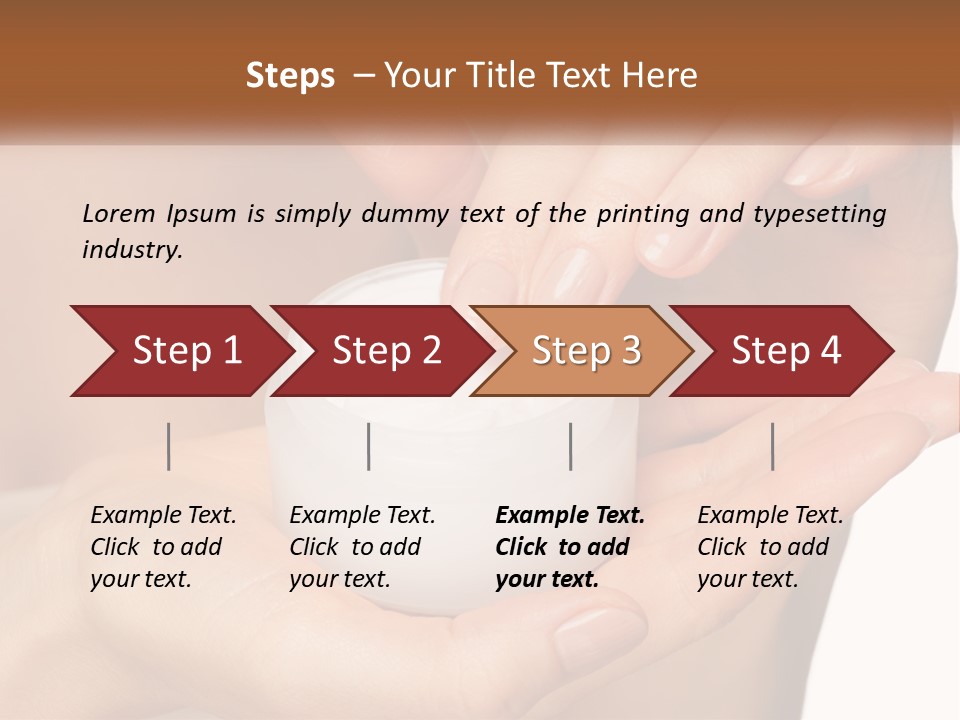 Portrait Elderly Peaceful PowerPoint Template