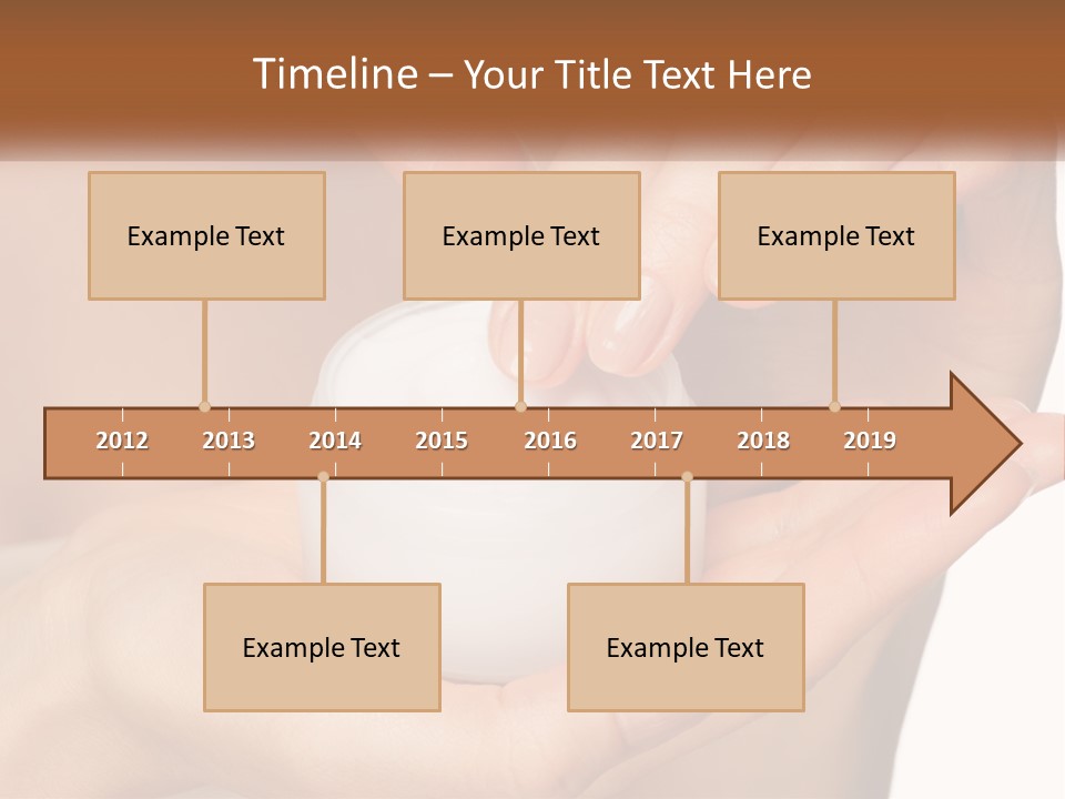 Portrait Elderly Peaceful PowerPoint Template