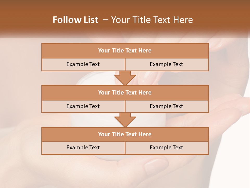 Portrait Elderly Peaceful PowerPoint Template