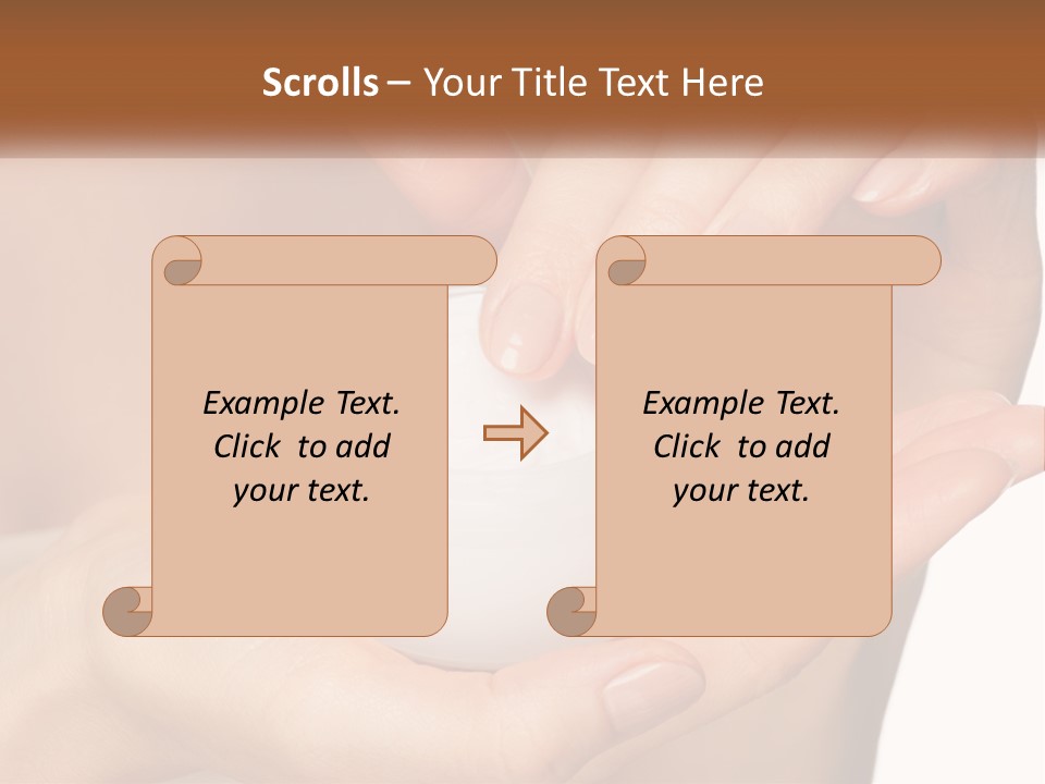 Portrait Elderly Peaceful PowerPoint Template