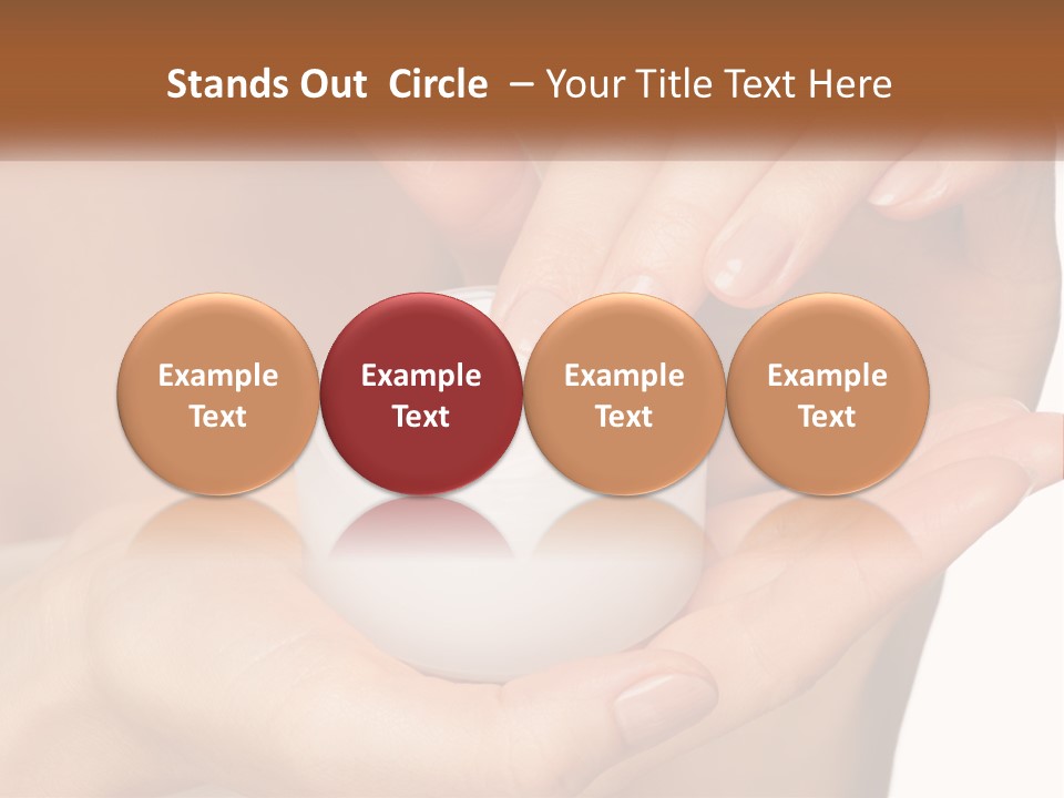 Portrait Elderly Peaceful PowerPoint Template