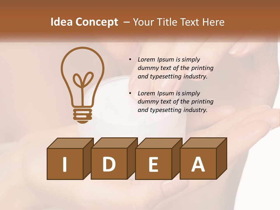 Portrait Elderly Peaceful PowerPoint Template