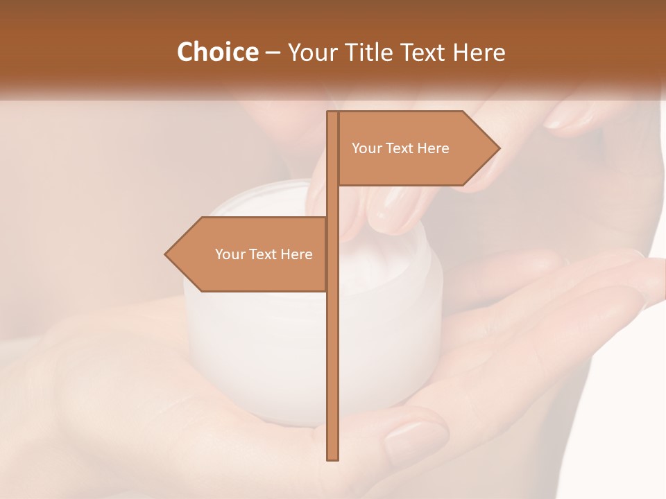 Portrait Elderly Peaceful PowerPoint Template