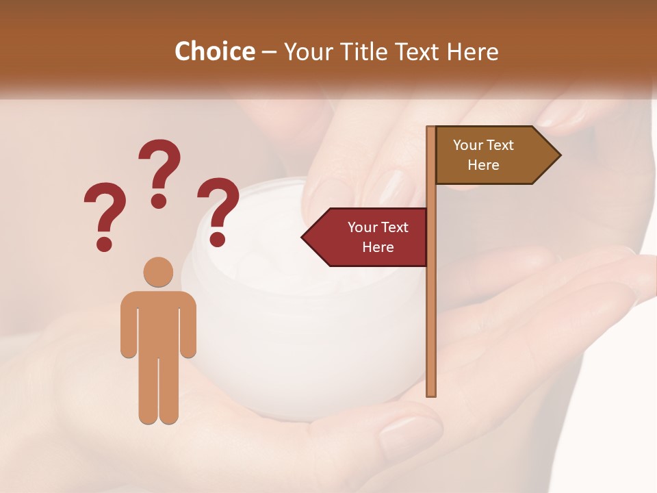 Portrait Elderly Peaceful PowerPoint Template