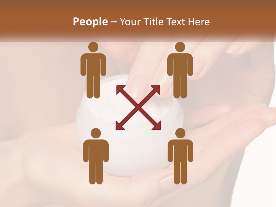 Portrait Elderly Peaceful PowerPoint Template