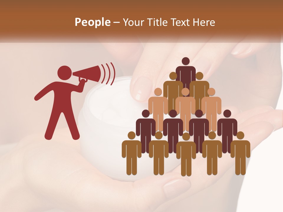 Portrait Elderly Peaceful PowerPoint Template