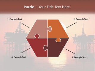 Older Sand Pensioner PowerPoint Template