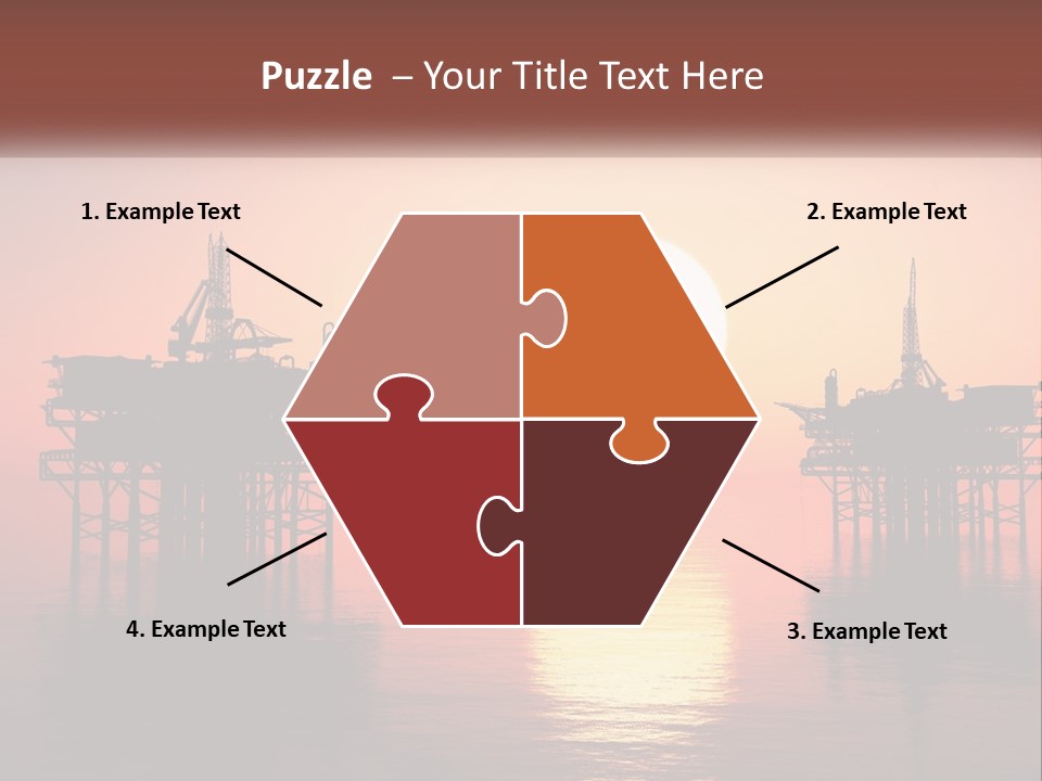 Older Sand Pensioner PowerPoint Template